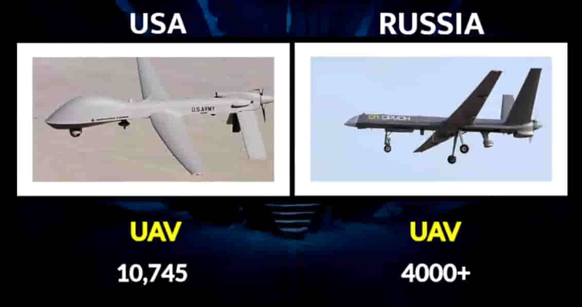 MILITARY COMPARISON BETWEEN UNITED STATES OF AMERICA (U.S.A) AND RUSSIA